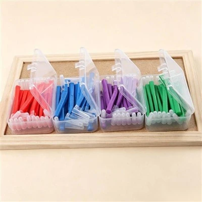 Interdental cho'tkasi burchakli tozalagichlar